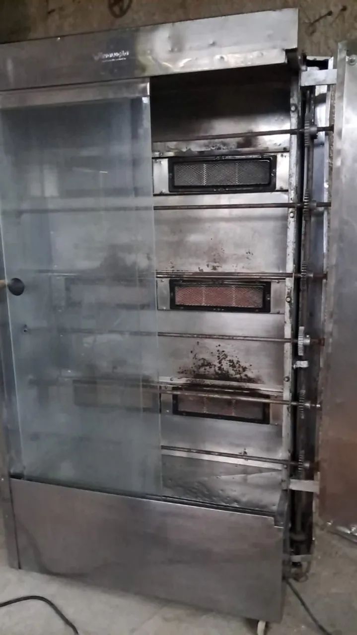 Frangueira pra 30 frangos a gás 