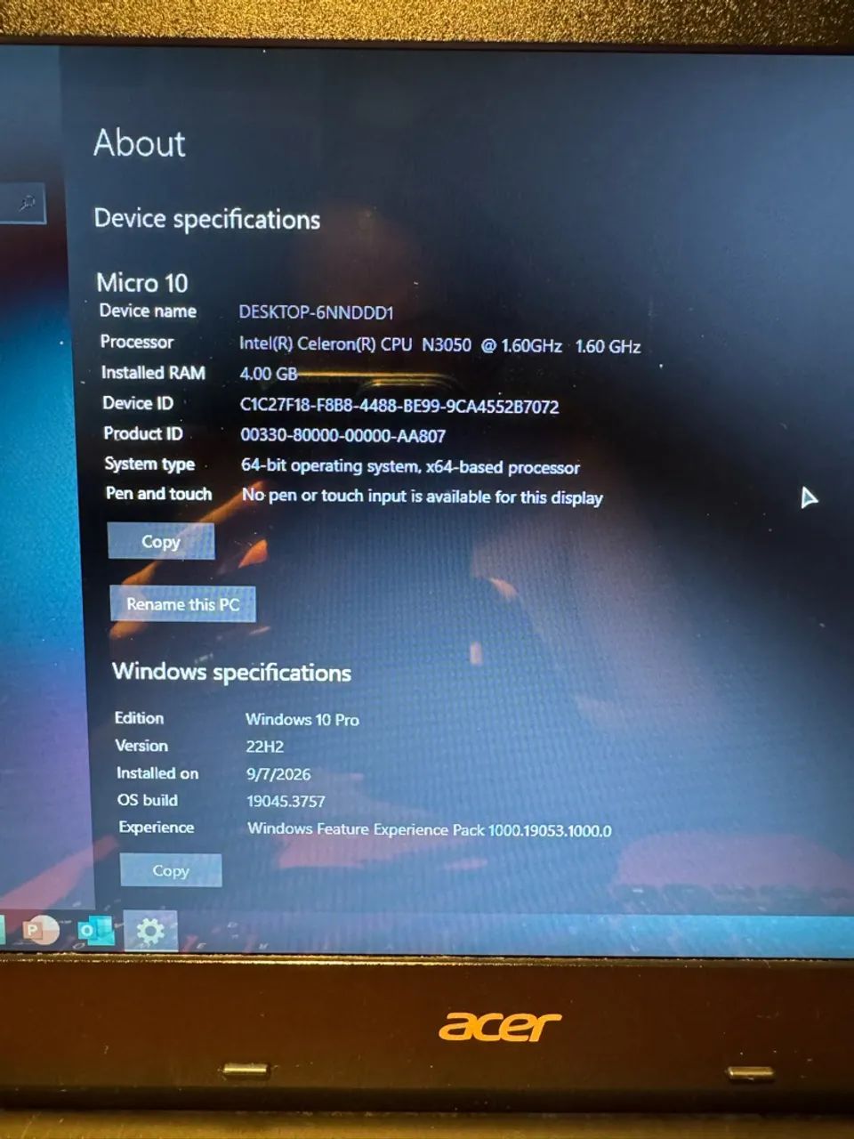 Notebook ACER INTEL SSD - BARATO!! OPORTUNIDADE - Foto 4