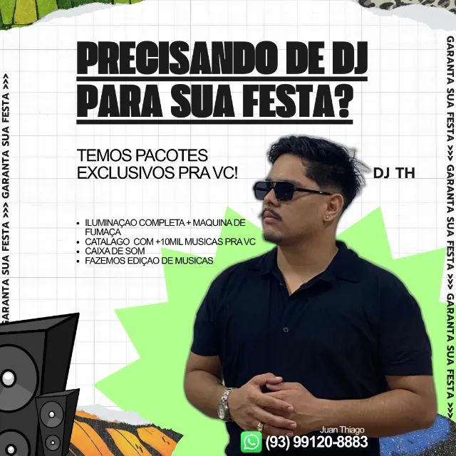 DJ + SOM + ILUMINAÇAO / PROFISSIONAL 