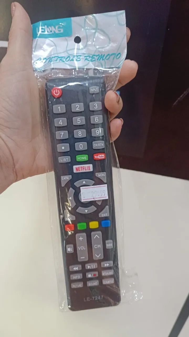 Controle de Tv Marcas Haier Cobia - Controle Lelong Le 7247 Loja Coimbra Computadores  - Foto 2
