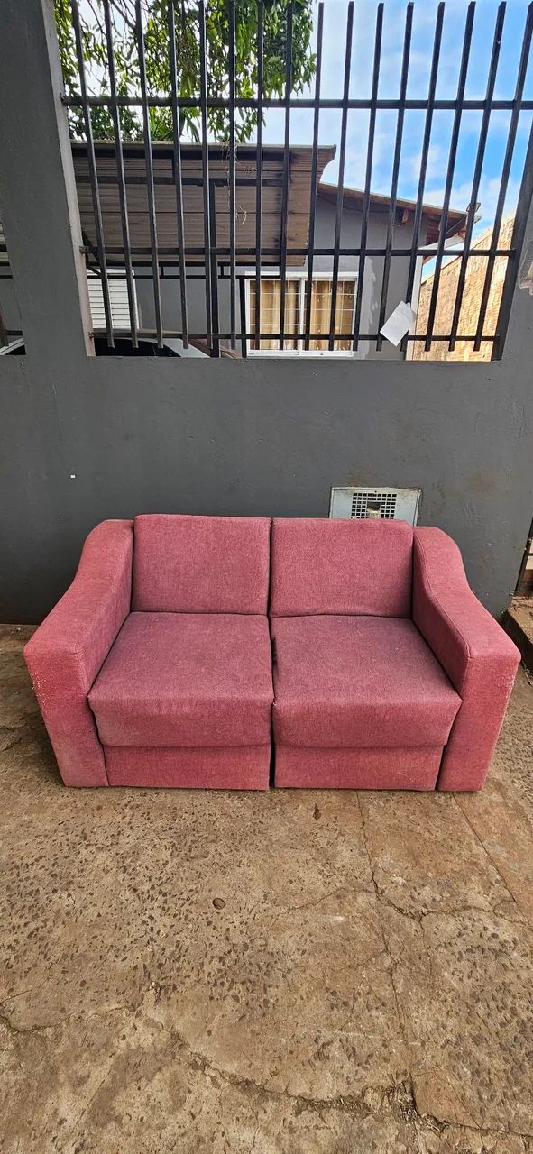 sofa cama bem conservado ( ENTREGA GRÁTIS ) - Foto 2