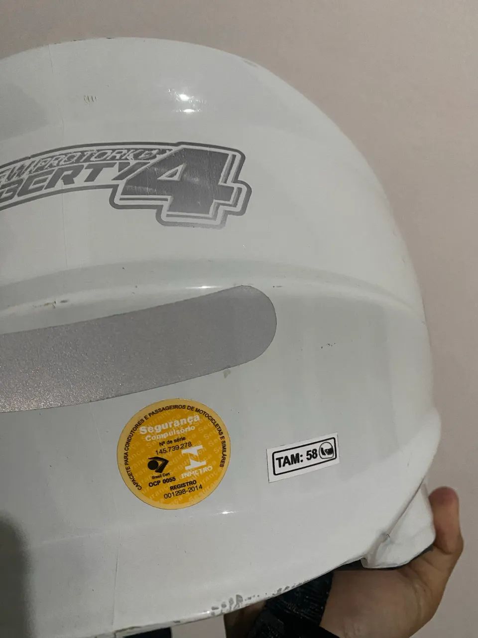 Capacete de moto tamanho 58 - Foto 5
