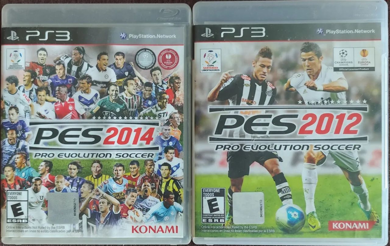 PES 2012 e PES 2014