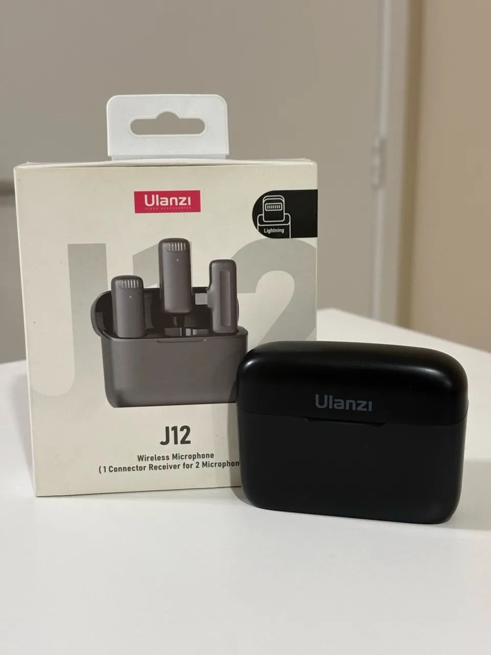 Microfone de Lapela - Ulanzi J12 Lightning