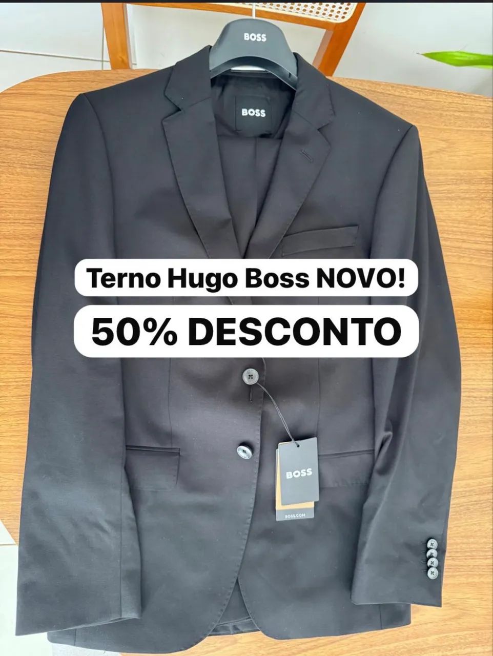 TERNO HUGO BOSS com 50% DE DESCONTO 