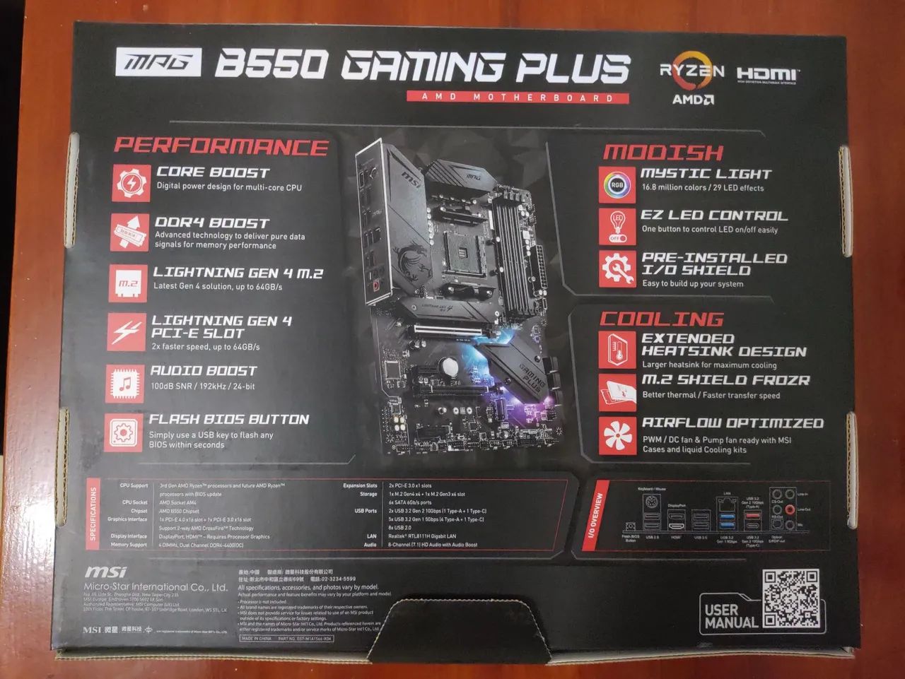 Placa Mãe MSI B550 MAG GAMMING PLUS - Foto 2