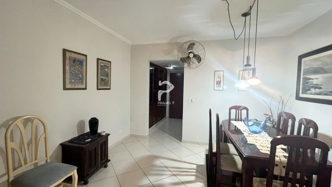 Apartamento com varanda, 2 dormitórios, Enseada, Guarujá - Foto 4