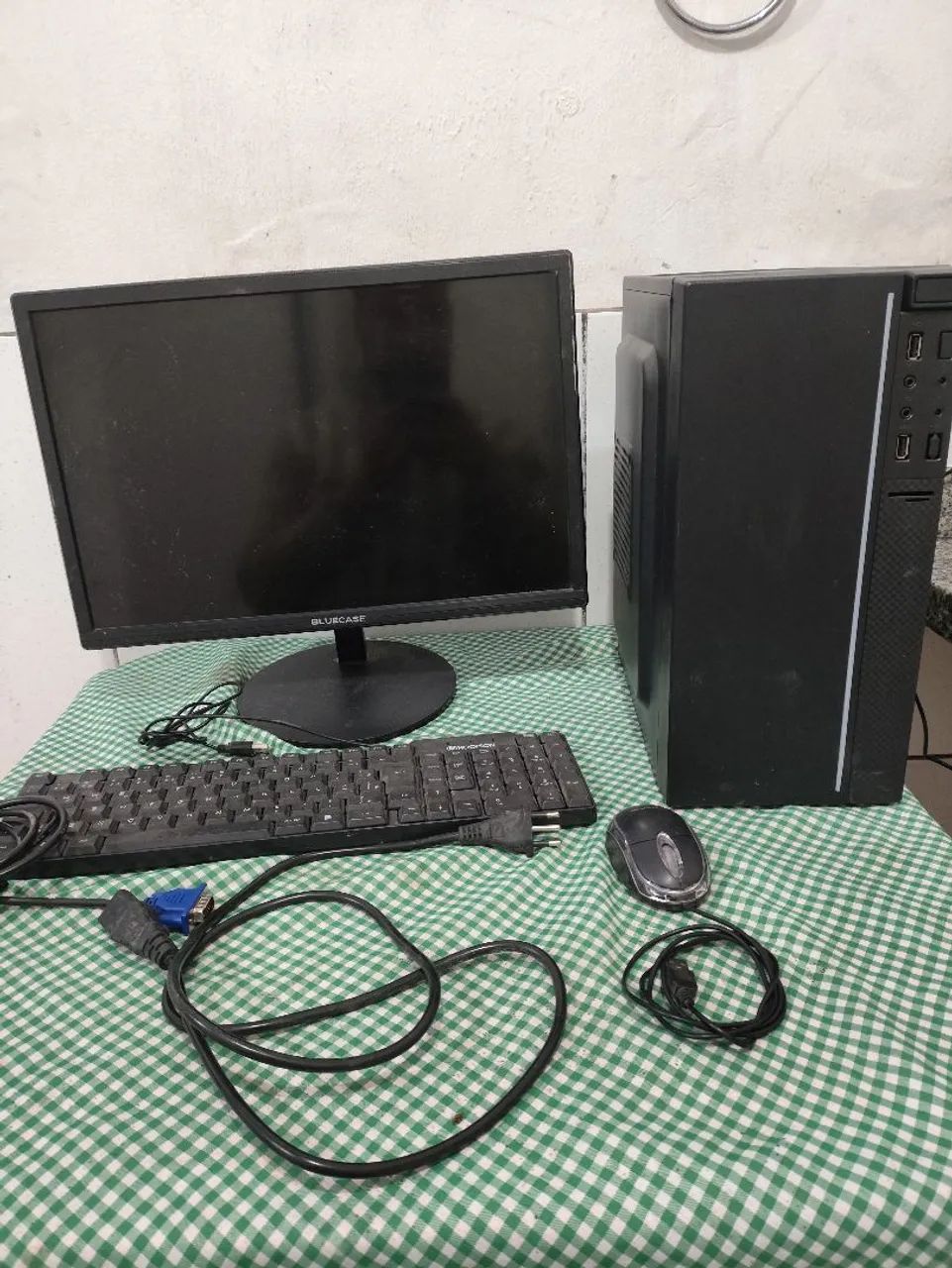 Computador Completo Usado MARCA: BLUECASE 2023  CPU + Monitor + Teclado + Mouse - Foto 5