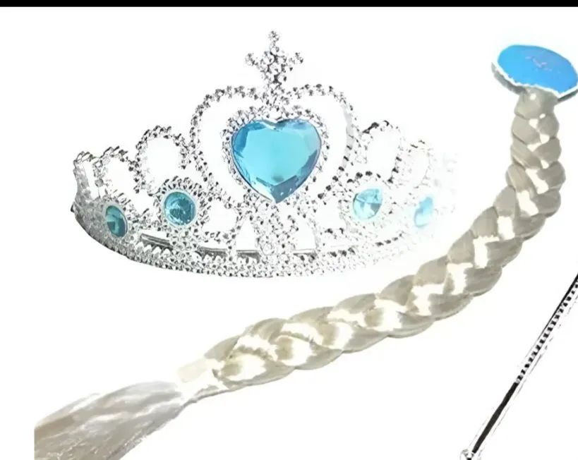 Vestido da princesa Elsa Frozen semi novo. - Foto 3