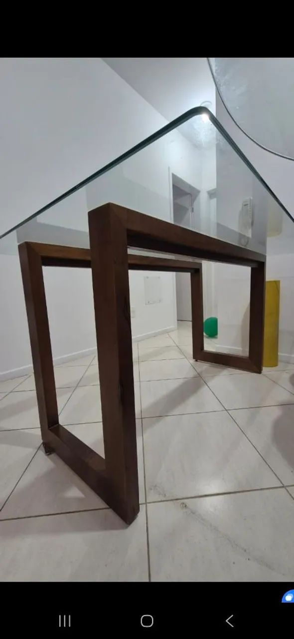 Mesa de vidro 4 lugares - Foto 3