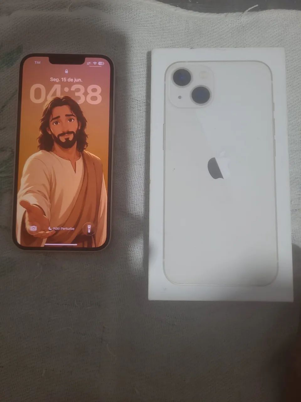 ? iPhone 13 Branco - 128GB | vendo ou troco com volta - Foto 3