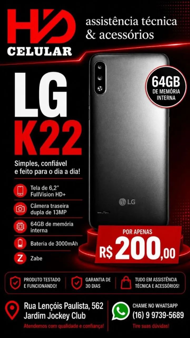 LG k22