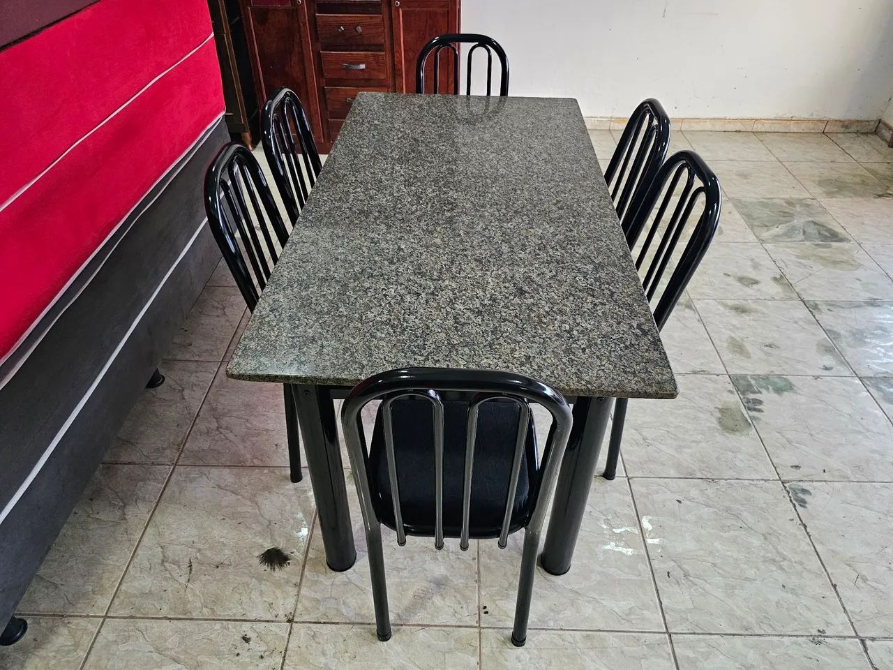 Mesa usada de mármore  - Foto 4