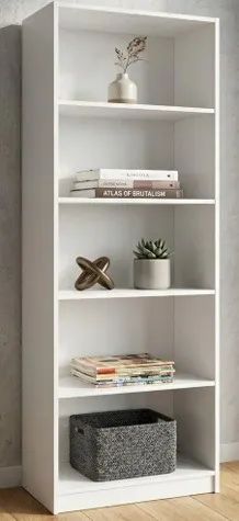 Estante de livros multiuso com 5 nichos