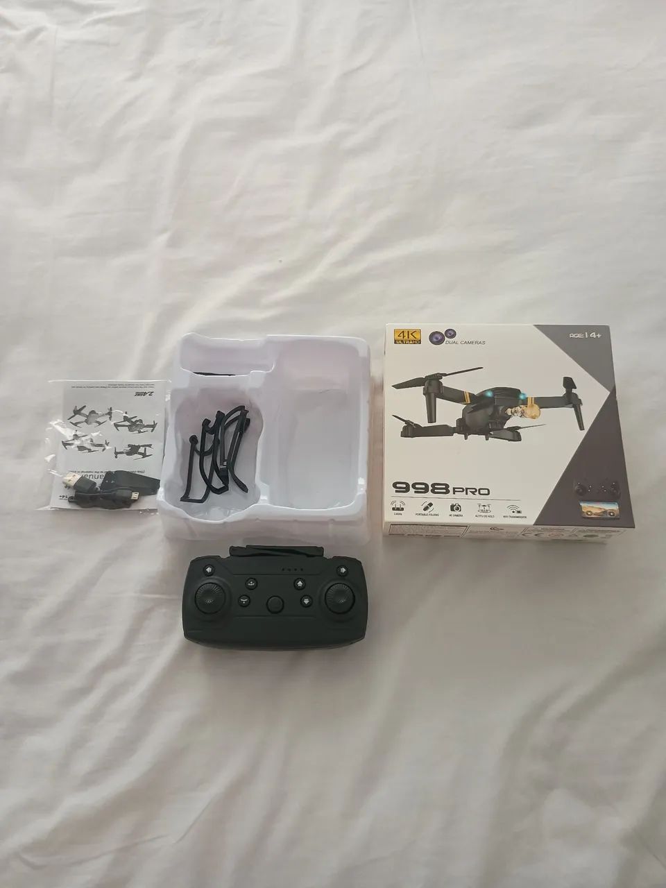 Vendo drone 998 pro dual câmeras 4k