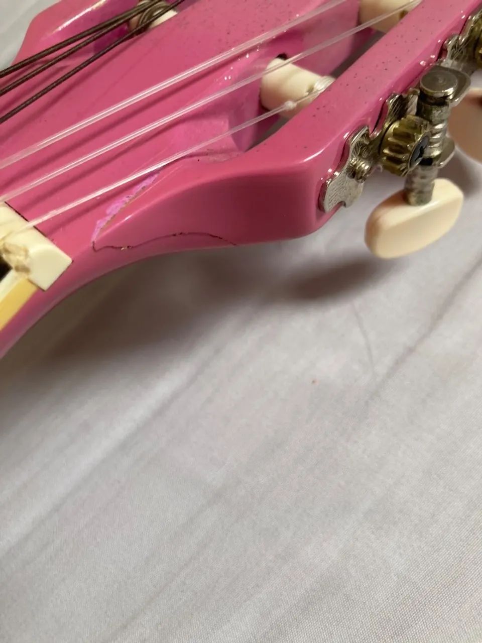 Violão infantil rosa  - Foto 5