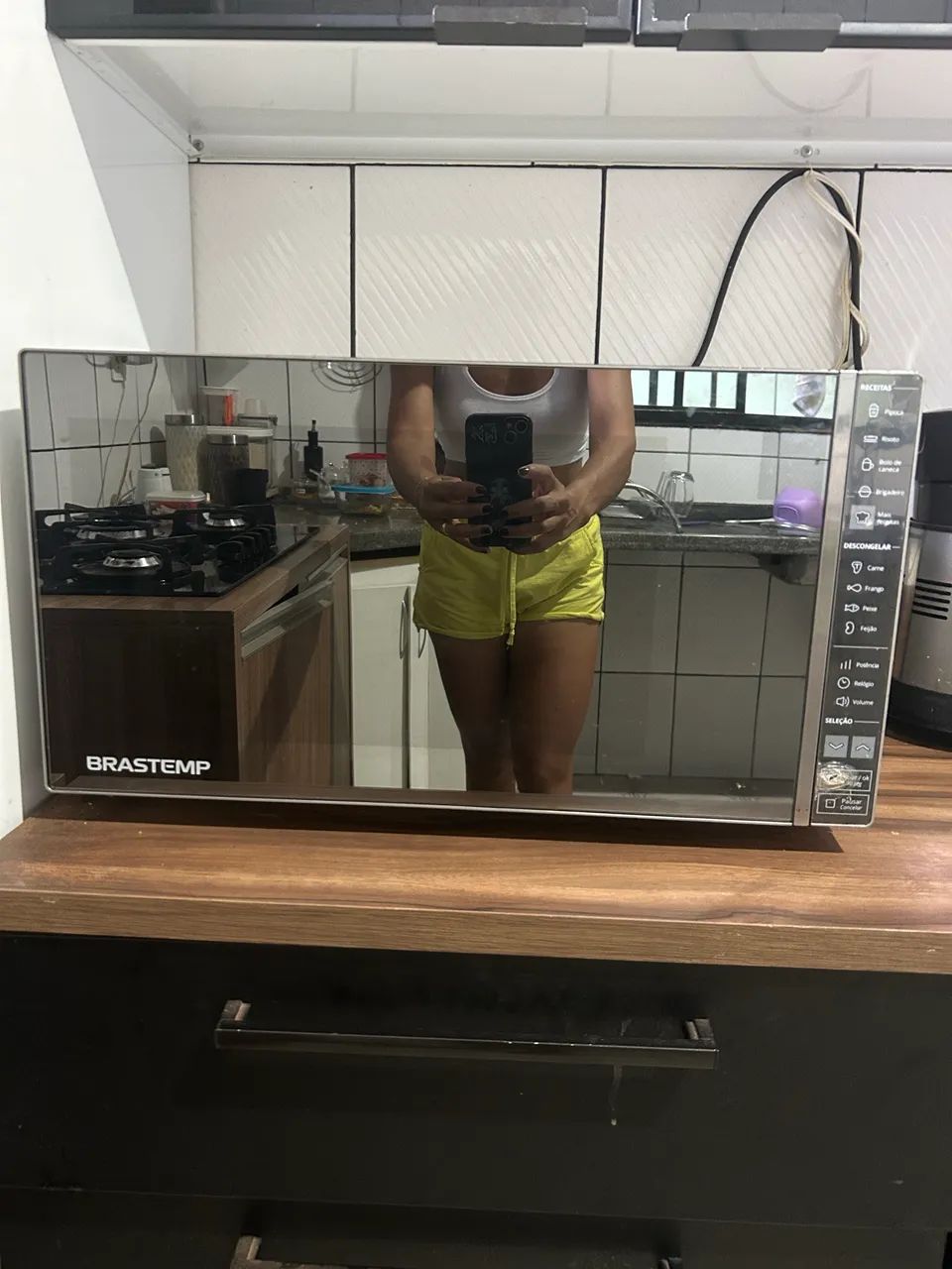 Microondas Brastemp 32L espelhado - Foto 2