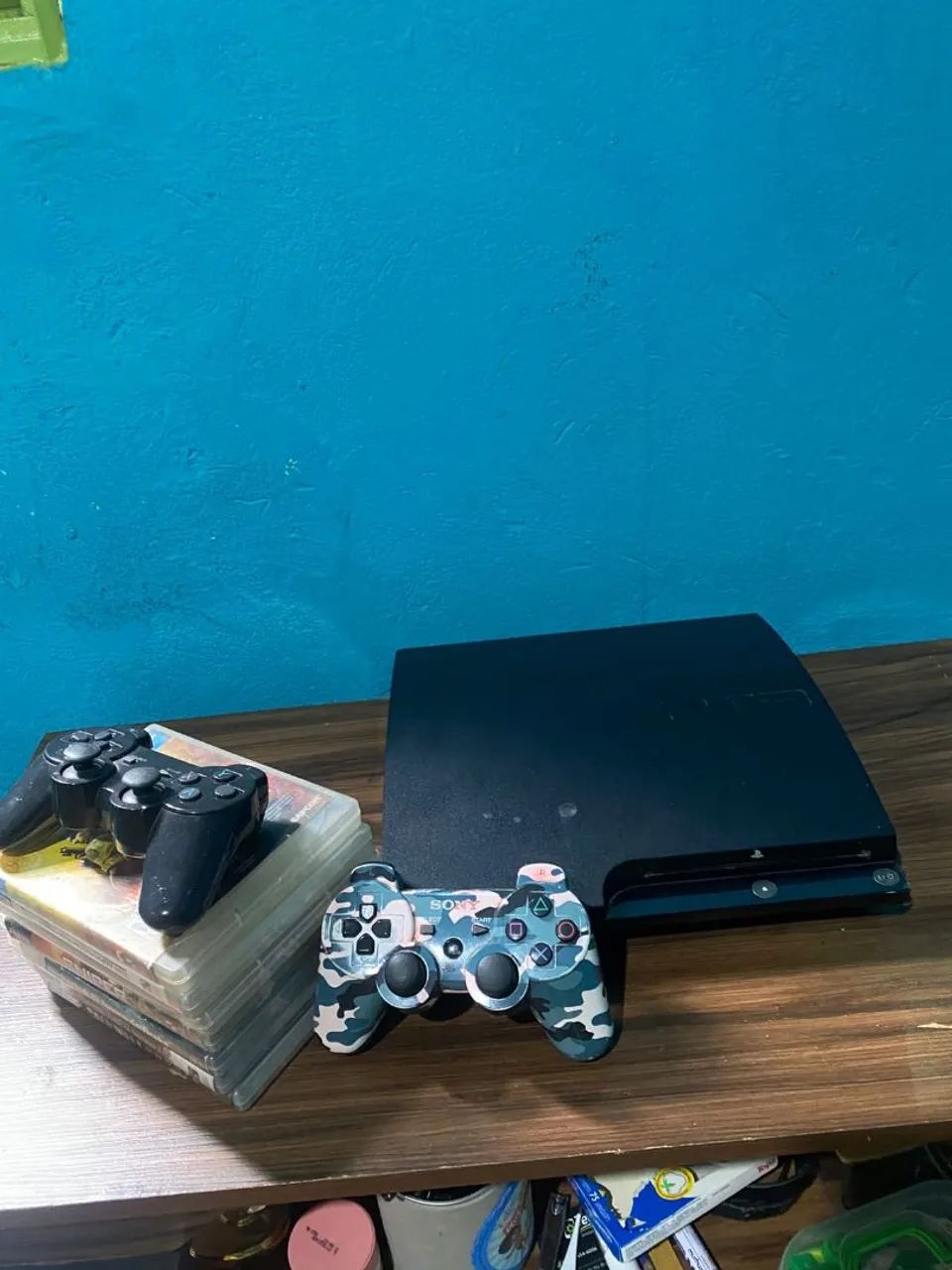 Ps3 slim com dois controles  - Foto 4