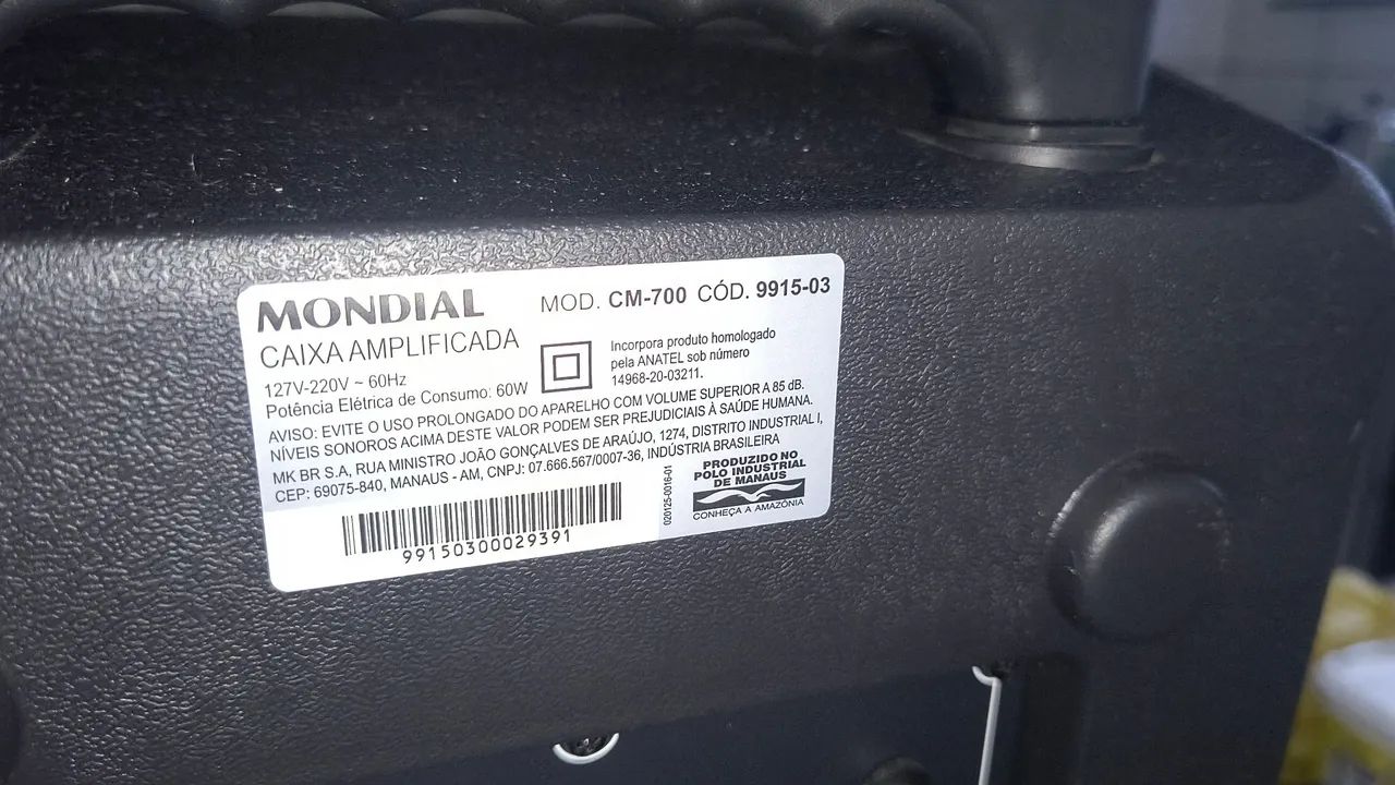 Caixa amplificada de som Mondial CM-700 - Foto 4