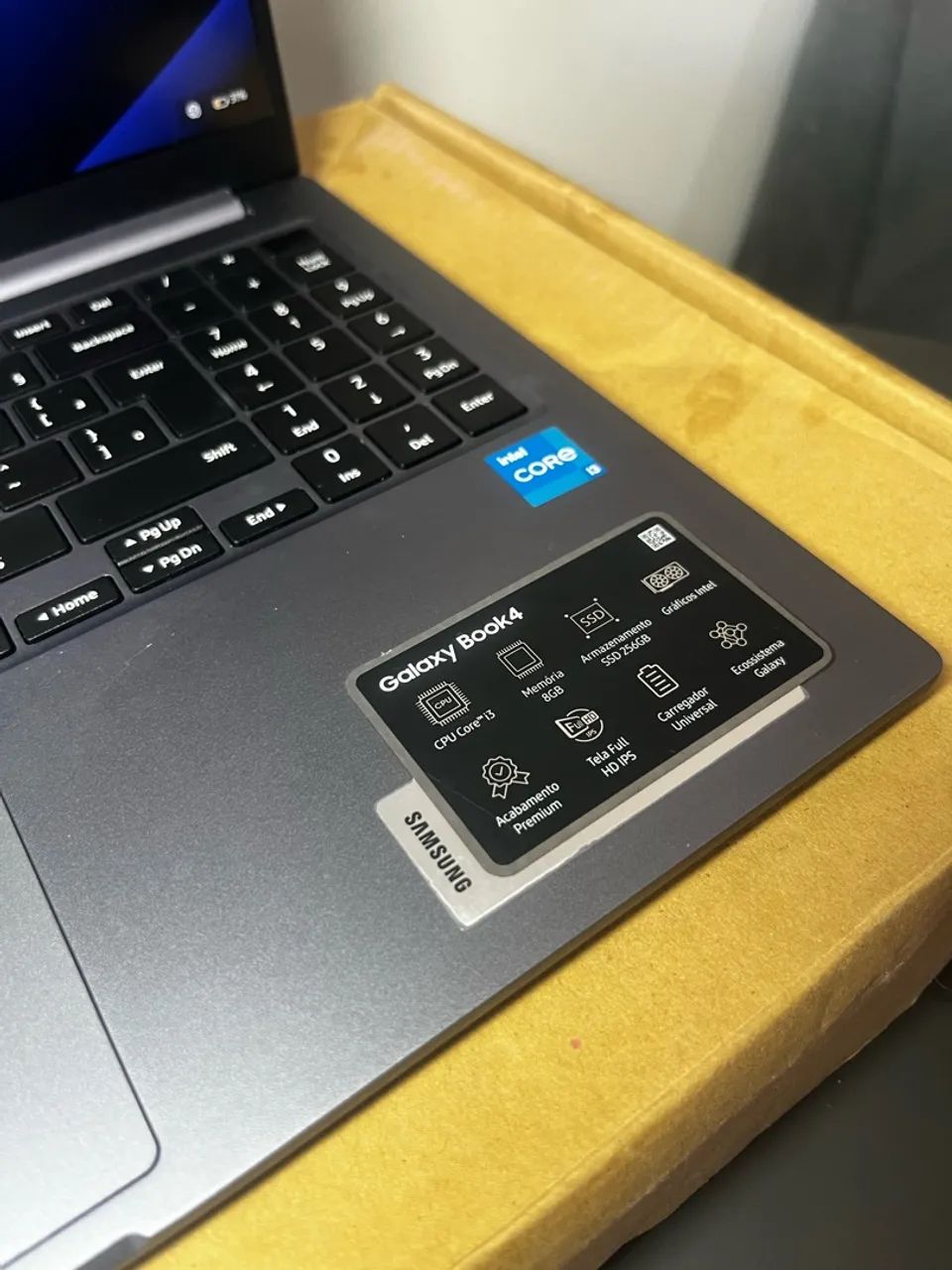 Samsung Galaxy Book4 i3 - Impecável + Caixa Original - Foto 5