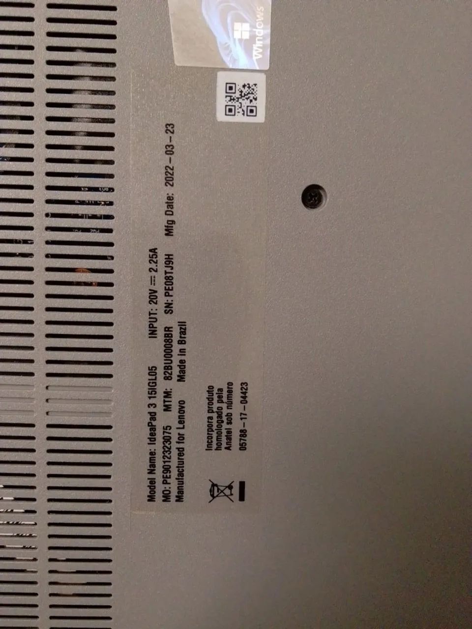 Notebook Lenovo 