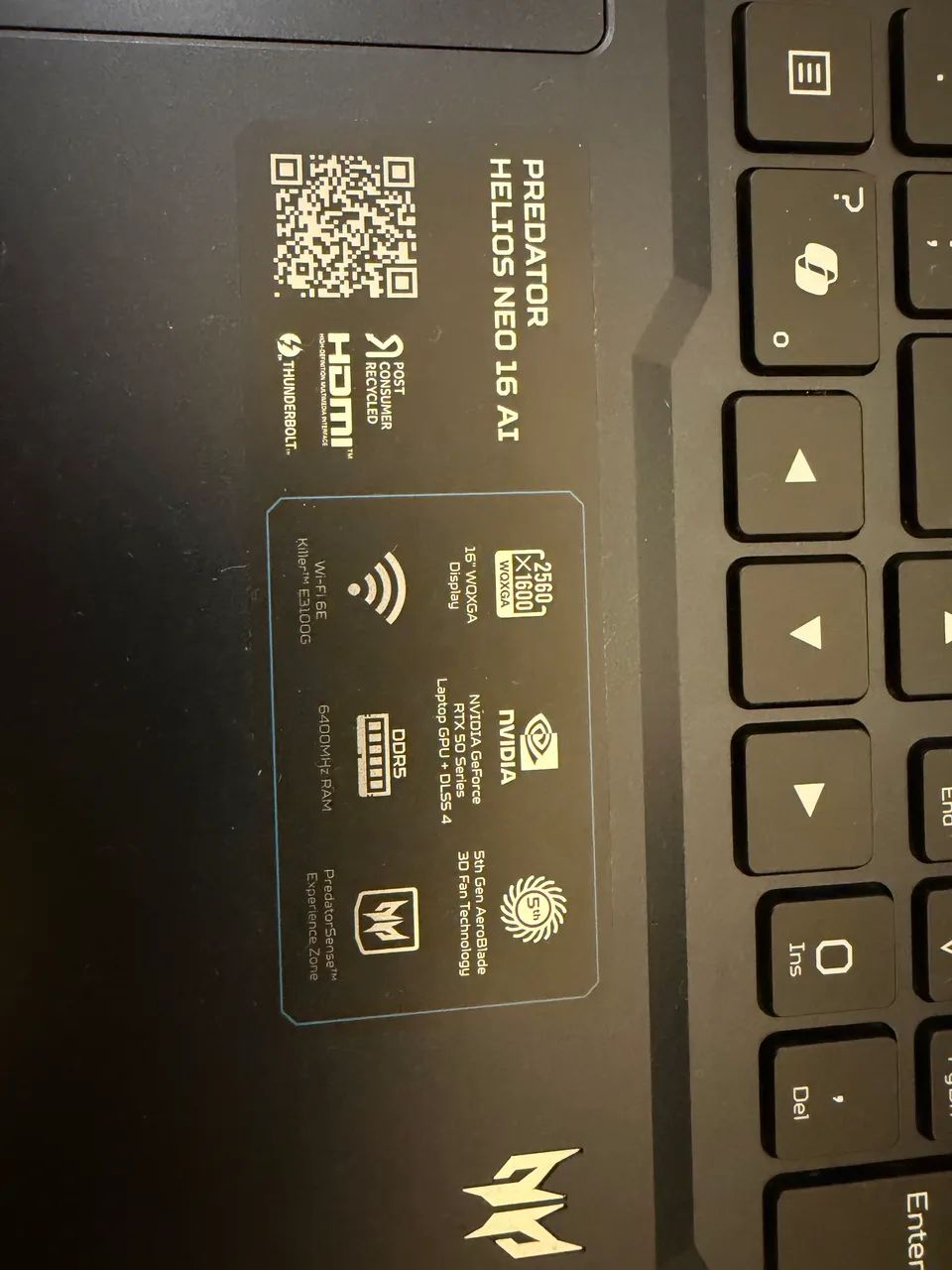 Notebook Gamer Predator Helios Neo 16 com IA Intel core Ultra 9 - Foto 5