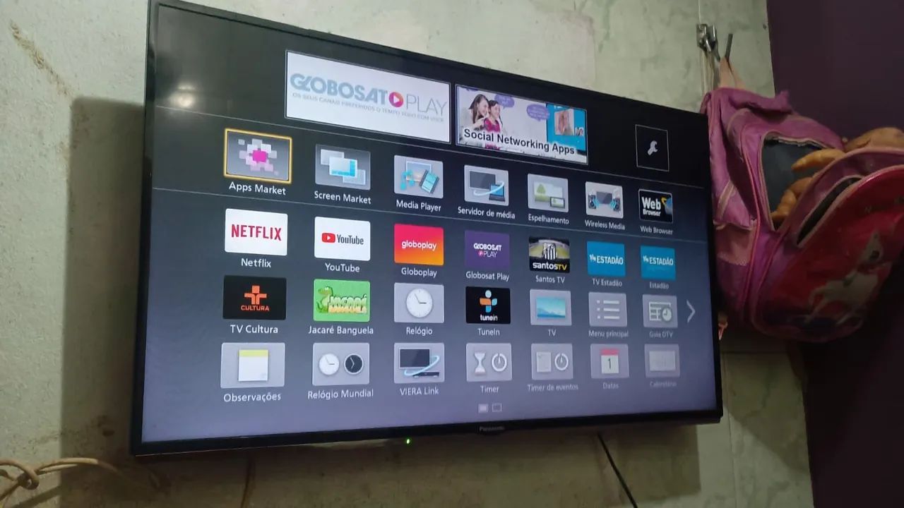Tv viera Panasonic 40 polegadas.