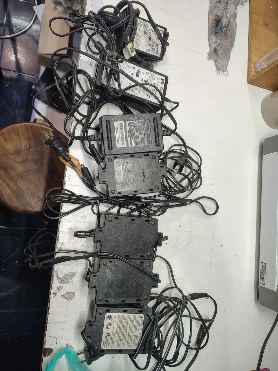 Lote 8 fontes impressora Hp  30 v
