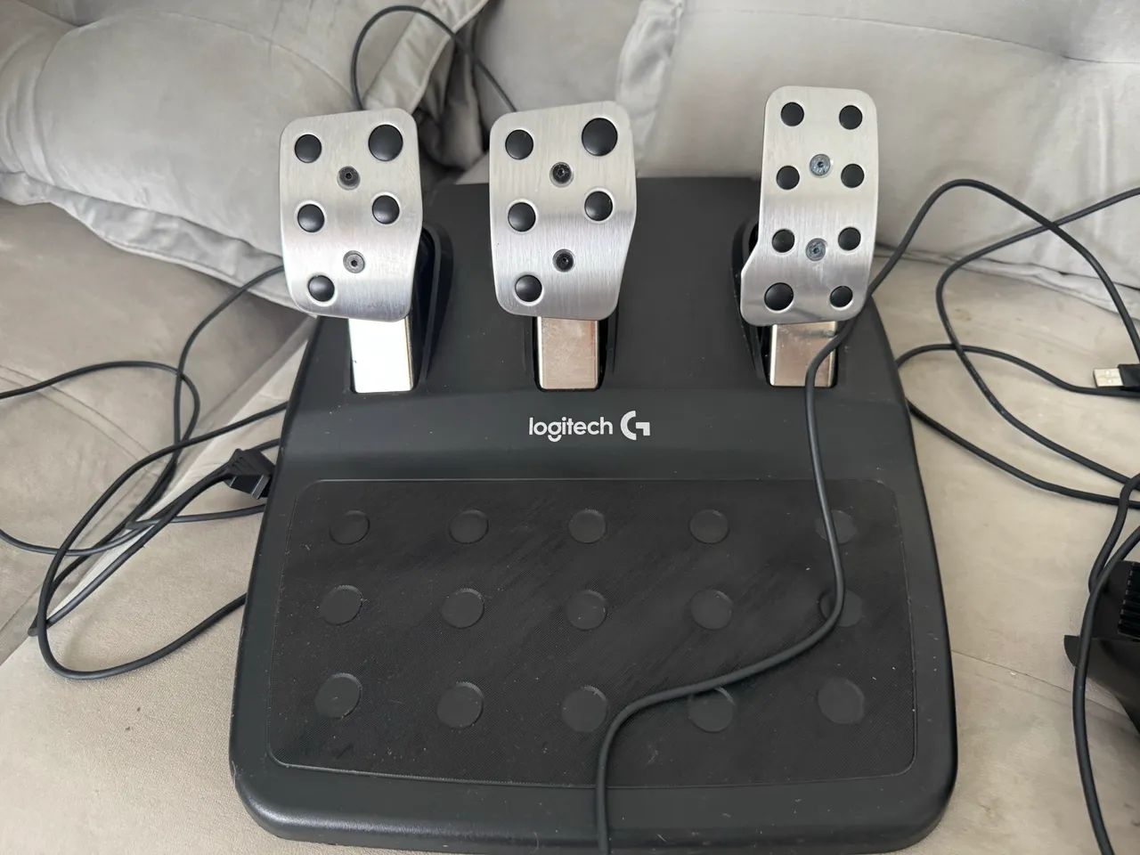 Volante logitech g29, pedais e câmbio  - Foto 3