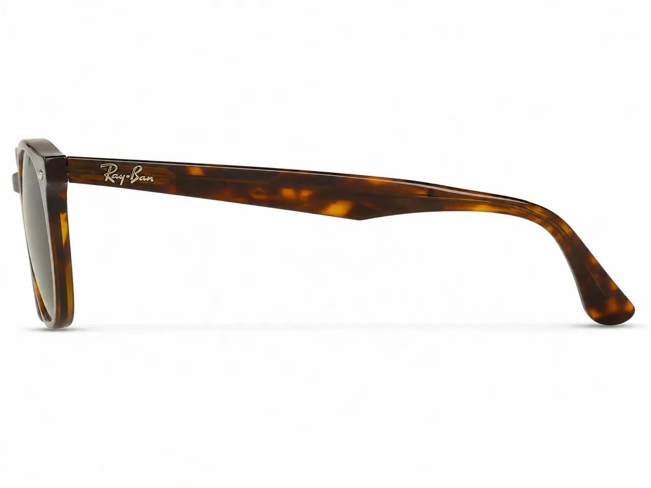 Óculos de Sol Ray-Ban Original Tartaruga com Ponte Dourada - Estilo Vintage Premium - Foto 4