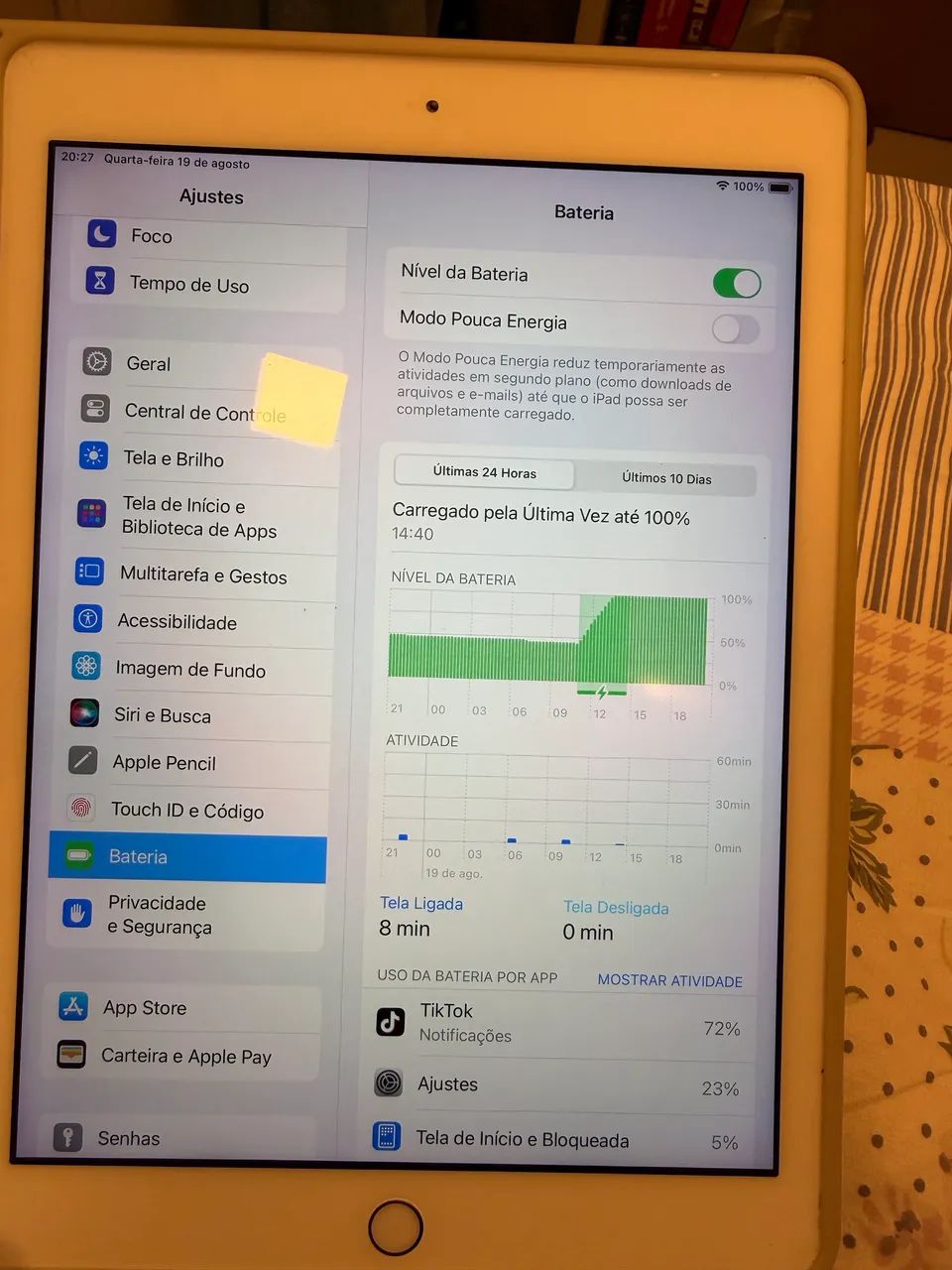 iPad + caneta Apple Pencil  - Foto 5