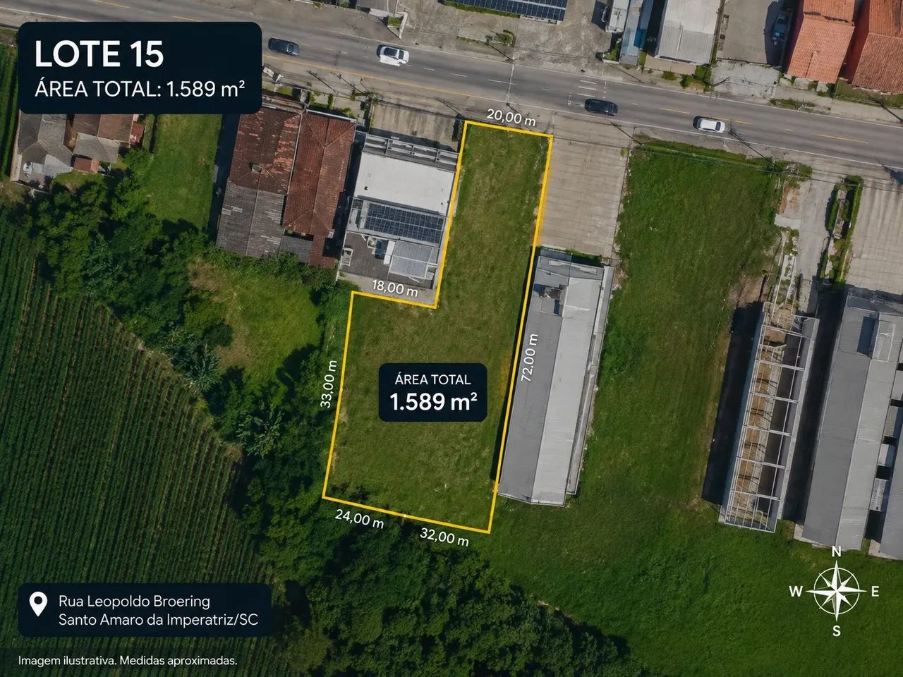 Lote / Terreno em Vila Becker - Santo Amaro da Imperatriz - Foto 2