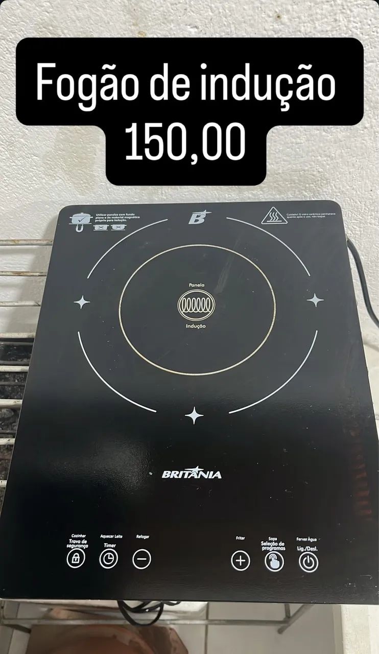 Fogão de indução uma boca