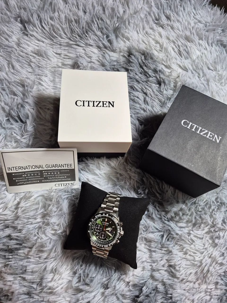 Citizen Nighthawk Eco-Drive Chronograph Verde  - Foto 3
