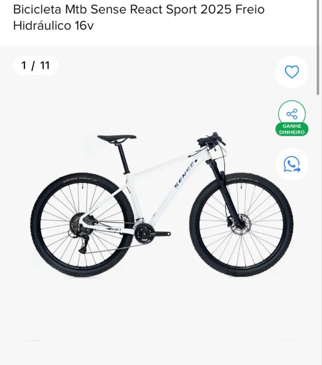 Bicicleta mtb Sense react sport 2025 menos de 200 km rodados! - Foto 5