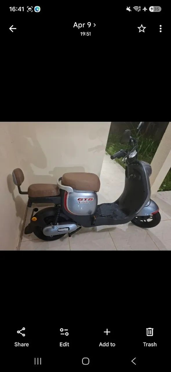 Scooter Elétrica Gts Jd-06 500w 48v, Retrô - Foto 4