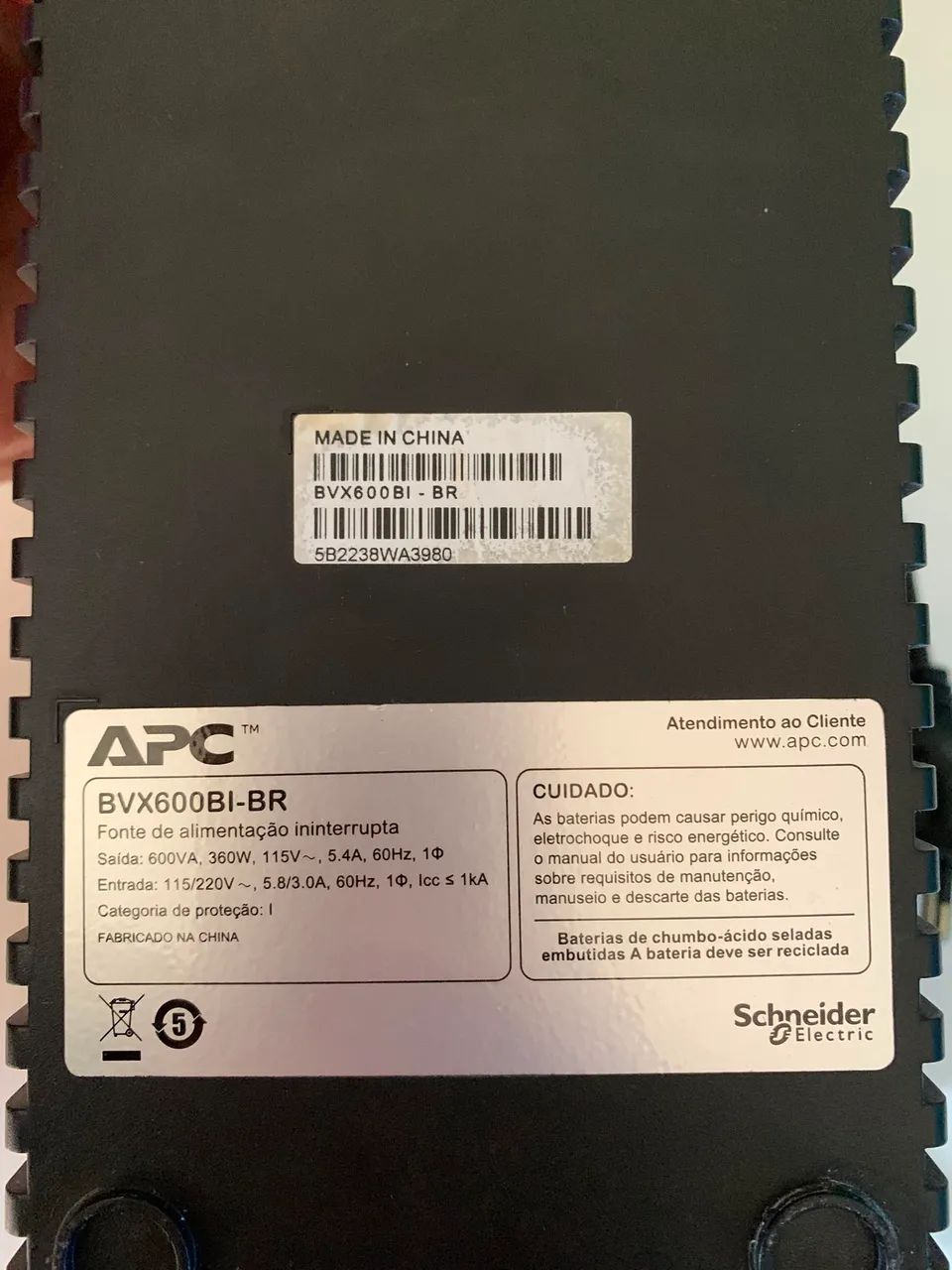 Nobreak APC 600VA