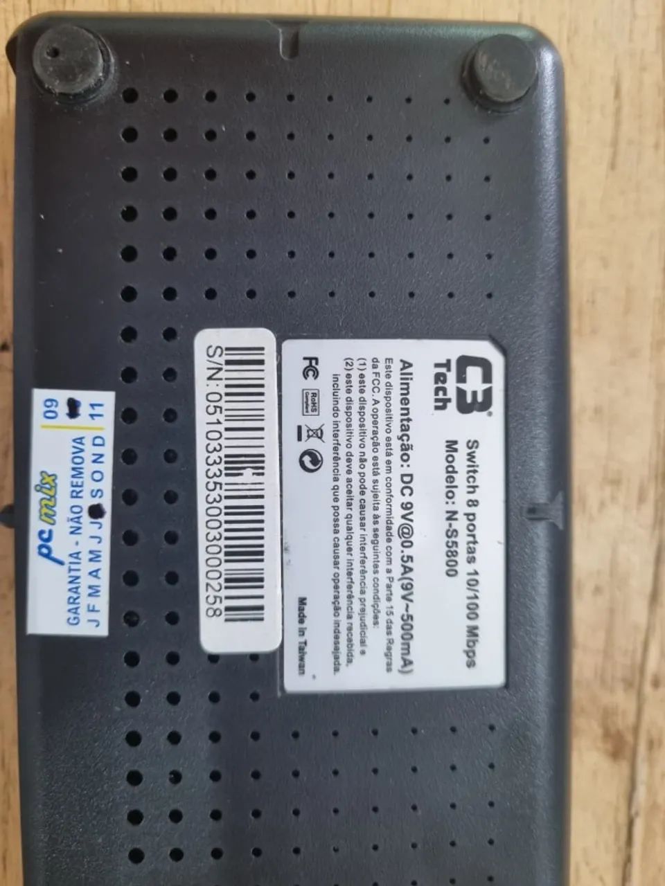 C3Tech N-S5800 - Switch 08 Portas 10/100 Mbps - Foto 2