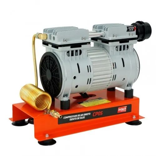 compressor de ar direto cmi-5,0/ad 5 pés 1000w isento de óleo