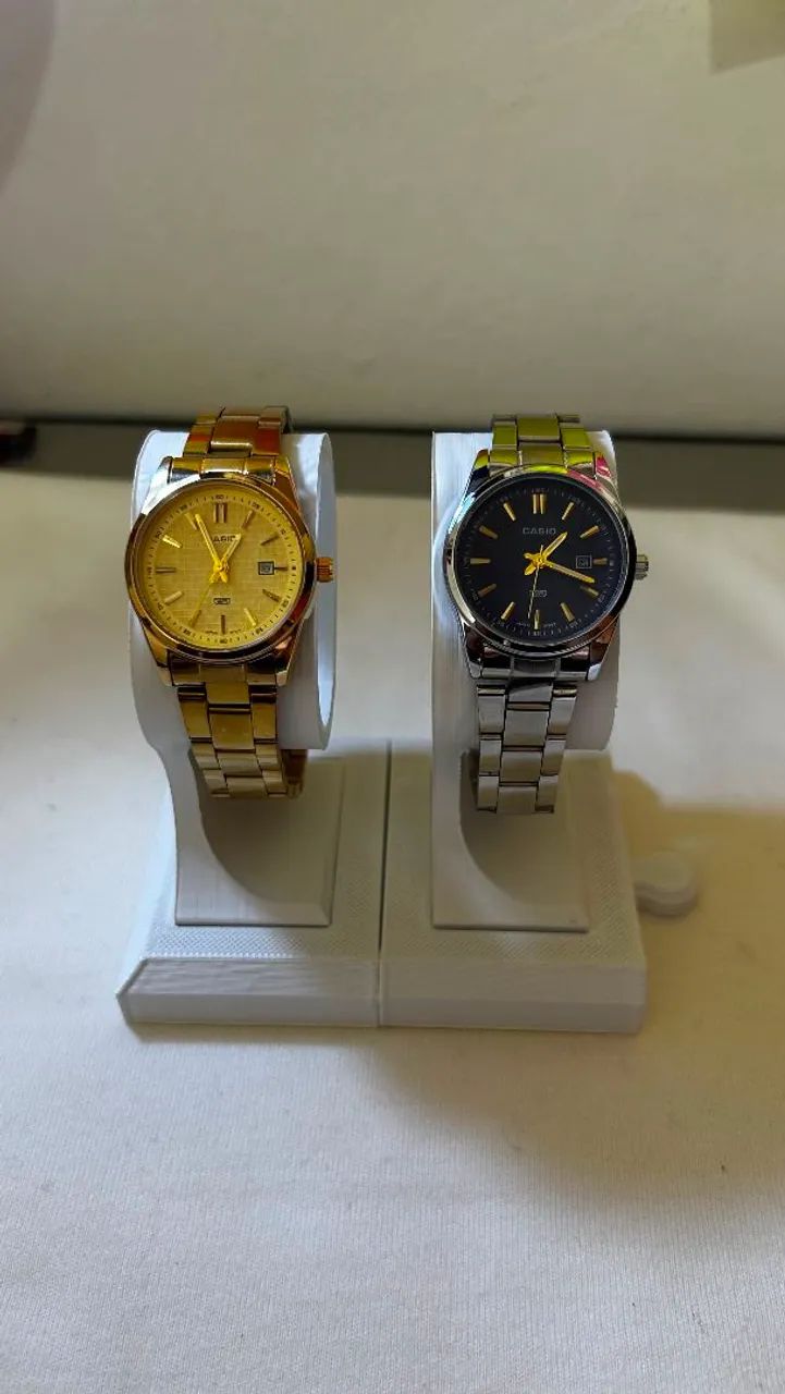 Relógios Casio Feminino Azul e Dourado