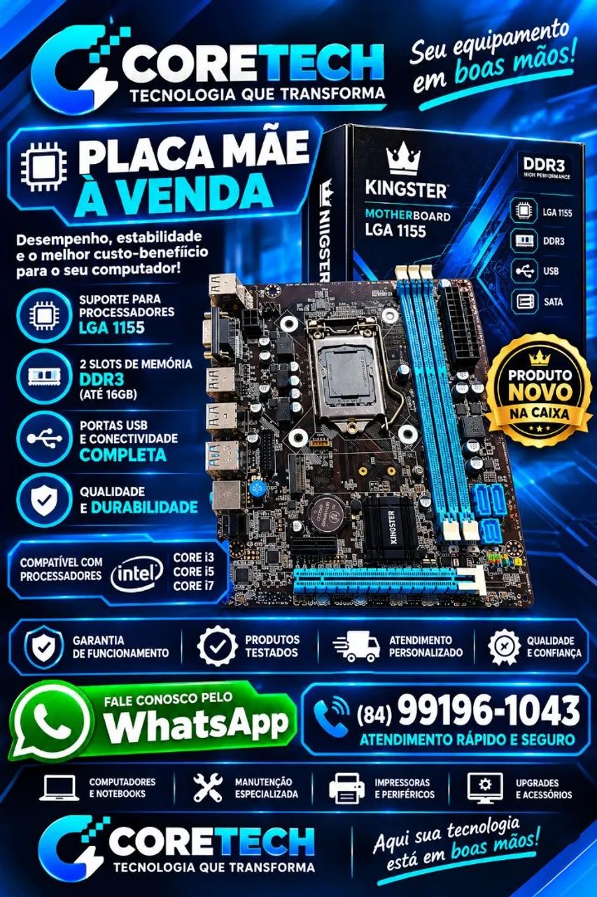 Placa  Mãe  LGA 1150