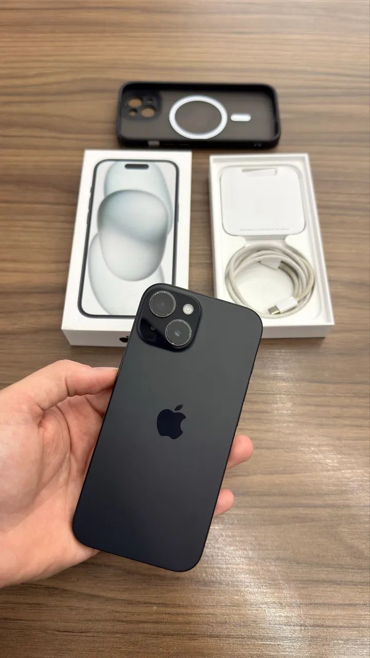 iPhone 15 Preto 128GB - Foto 3