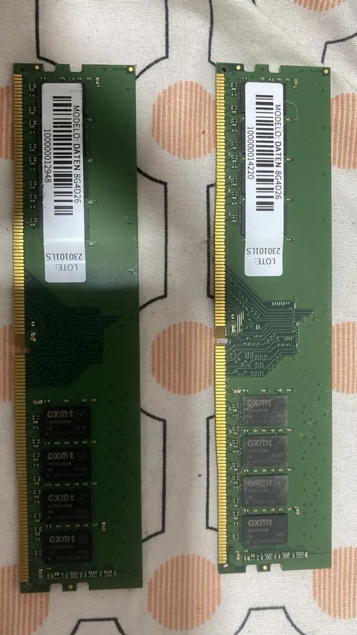 Memória DDR 4 - 8 gb unidade 