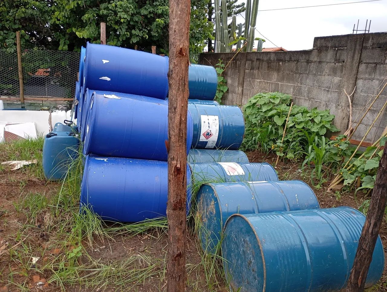 Bombona de 200 litros ideal pra armazenar água 
