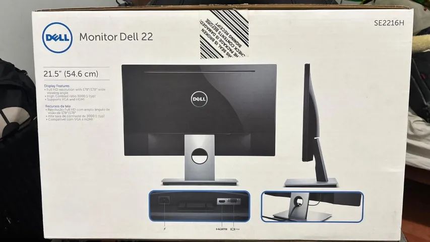 Monitor Dell 21.5" Full HD (SE2216H) - Foto 5