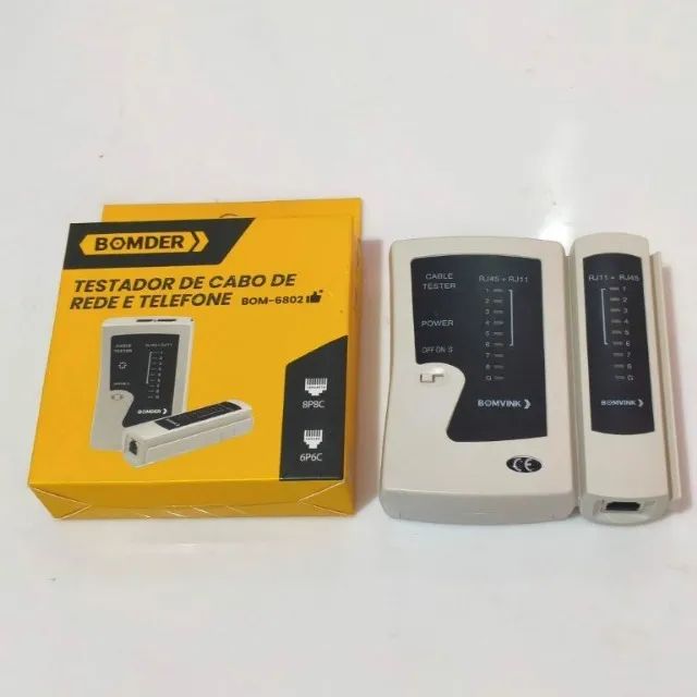 Testador de Cabo de rede Bomder BOM-6802 - Foto 4