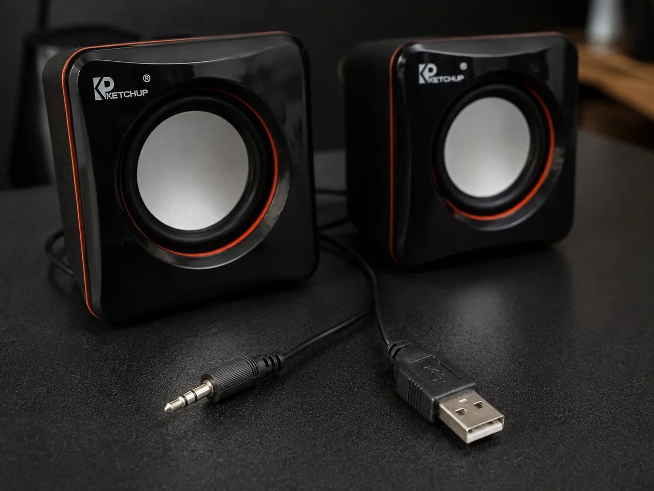 Caixa de Som para PC USB P2 Ketchup KT-8001 - Foto 5