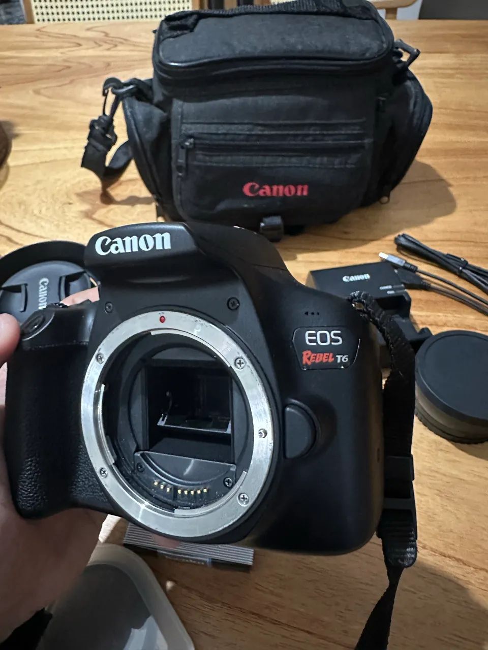 Canon EOS Rebel T6 + Kit Completo | Pronta para Usar | Excelente Estado - Foto 3