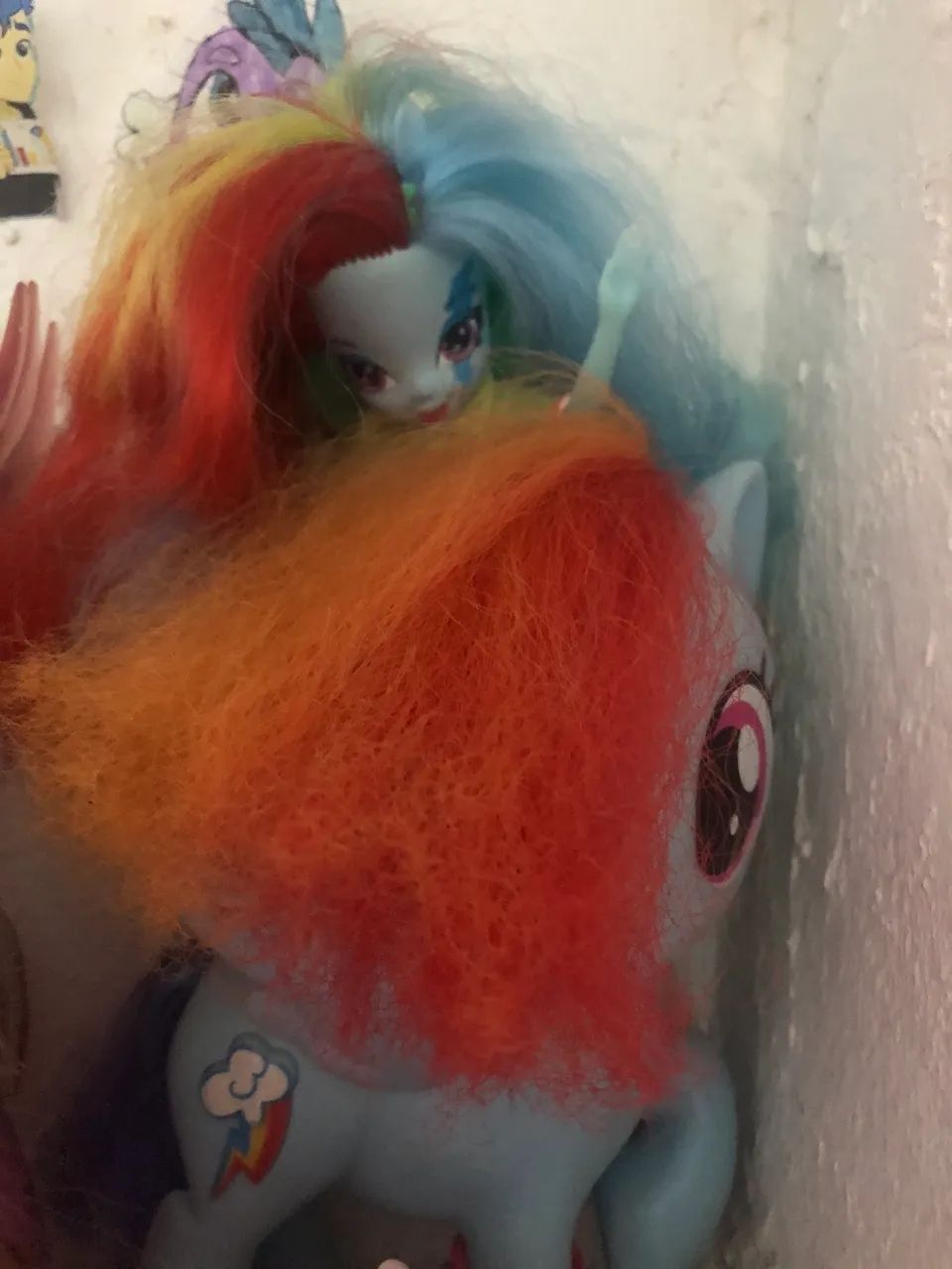 Lote de pôneis rainbow dash 