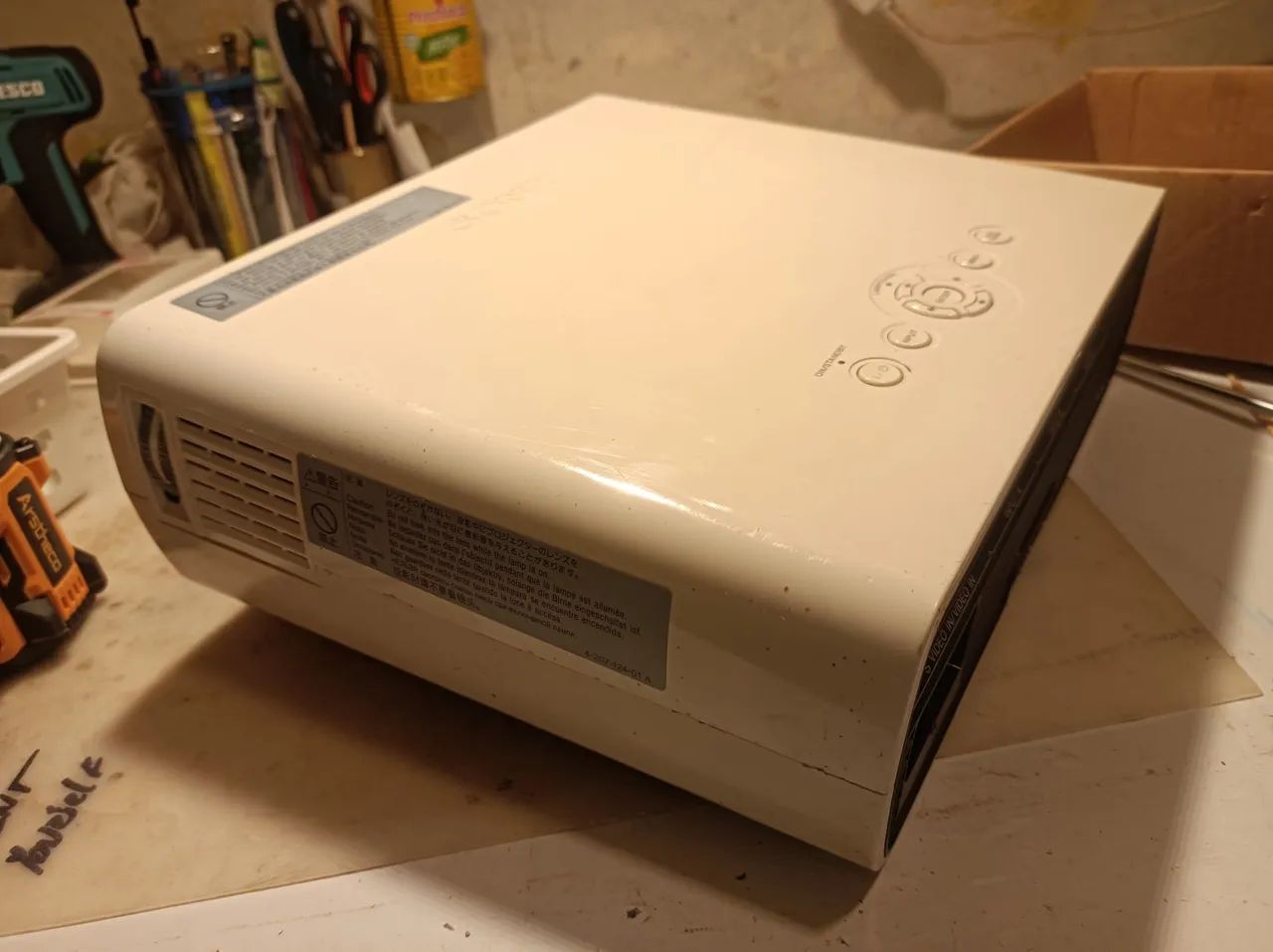 Projetor Sony VPL EX 120 /com defeito  - Foto 3